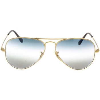 Satovi & nakit Sunčane naočale Ray-ban Occhiali da Sole  Aviator Metal II RB3689 001/GF Gold