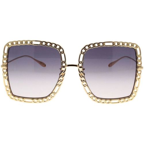 Satovi & nakit Žene
 Sunčane naočale Gucci Occhiali da Sole  con catena GG1033S 002 Gold