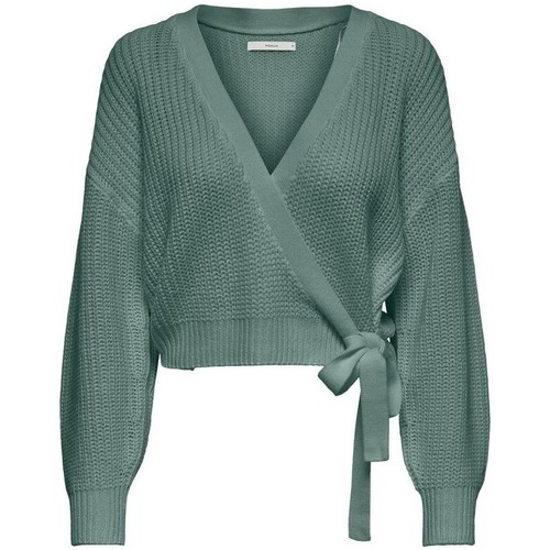Odjeća Žene
 Puloveri Only Breda Wrap Cardigan - Chinois Green Zelena