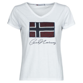 Odjeća Žene
 Majice kratkih rukava Geographical Norway JOISETTE Bijela