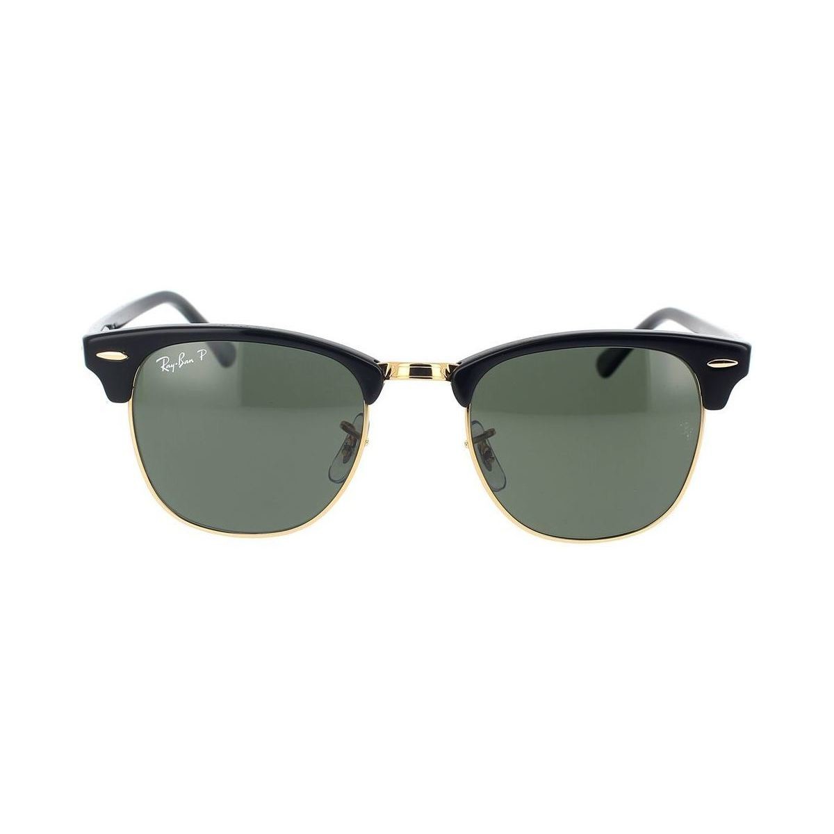Satovi & nakit Sunčane naočale Ray-ban Occhiali da Sole  Clubmaster RB3016 901/58 Polarizzati Crna