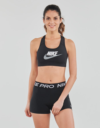 Odjeća Žene
 Sportski grudnjaci Nike Swoosh Medium-Support Non-Padded Graphic Sports Bra Crna / Bijela / Particle / Siva