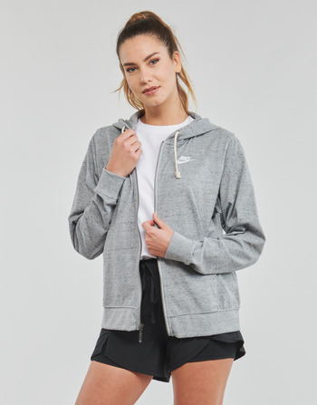 Odjeća Žene
 Sportske majice Nike Full-Zip Hoodie Dark / Siva / Bijela