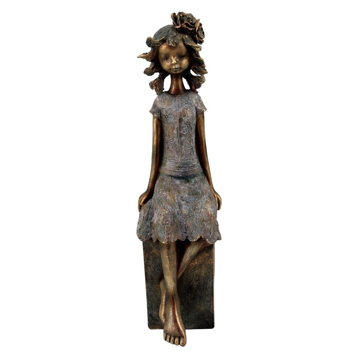 Dom Dekorativni predmeti  Signes Grimalt Slika Djevojka Sjedi Siva