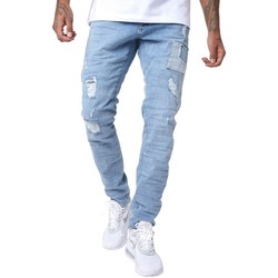 Odjeća Muškarci
 Slim traperice Project X Paris Jeans skinny avec empiècements style patch bleu clair