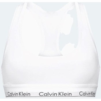 Odjeća Žene
 Sportski grudnjaci Calvin Klein Jeans 0000F3785E BRALETTE Bijela