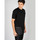 Odjeća Muškarci
 Majice kratkih rukava Les Hommes LKT152 703 | Oversized Fit Mercerized Cotton T-Shirt Crna
