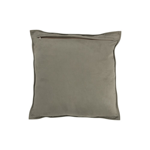 J-line COUSSIN CARR PETIT CUIR VE (45x45x8cm) Siva