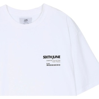 Odjeća Muškarci
 Majice kratkih rukava Sixth June T-shirt  Barcode Bijela