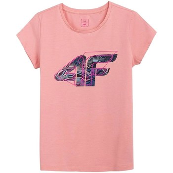 Odjeća Djevojčica Majice kratkih rukava 4F JTSD003A Ružičasta