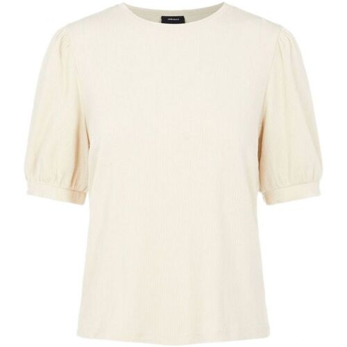 Odjeća Žene
 Topovi i bluze Object Jamie Top - Sandshell Bijela