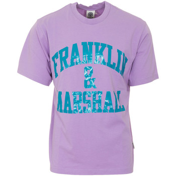 Odjeća Muškarci
 Majice kratkih rukava Franklin & Marshall T-shirt à manches courtes Ljubičasta