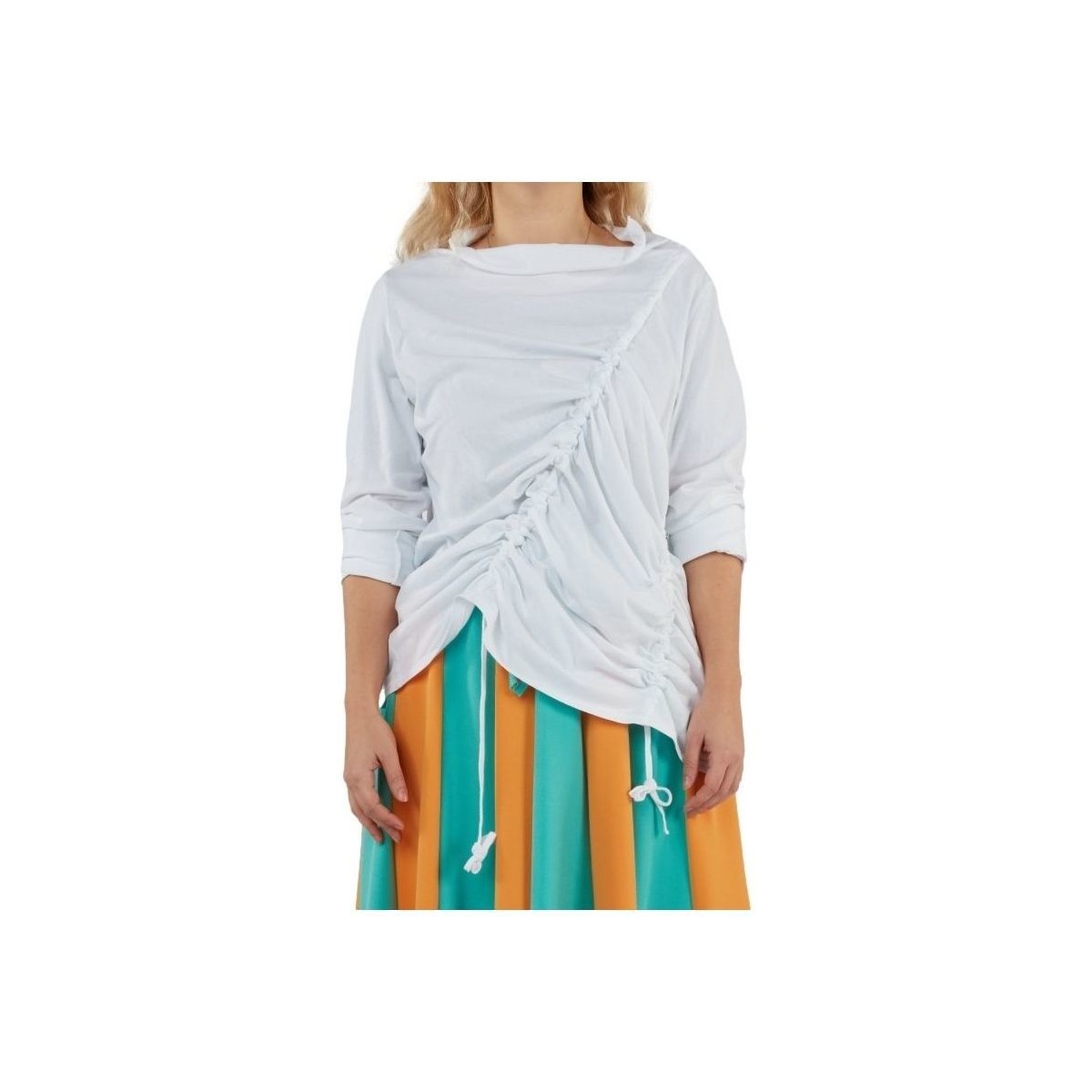Odjeća Žene
 Topovi i bluze Wendy Trendy Top 110587 - White Bijela