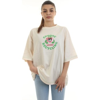 Odjeća Žene
 Majice kratkih rukava Chiara Ferragni 72CBHF06-CJF05 Bijela