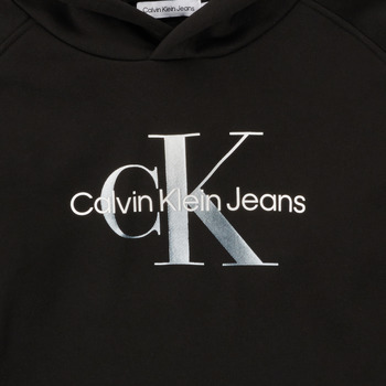 Calvin Klein Jeans GRADIENT MONOGRAM HOODIE Crna