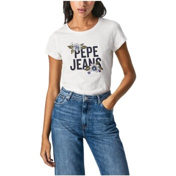Odjeća Žene
 Majice kratkih rukava Pepe jeans  Bijela