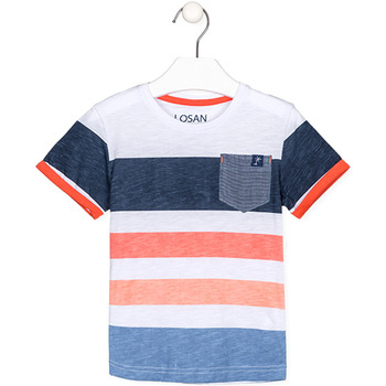 Odjeća Djeca Majice / Polo majice Losan 215-1026AL Bijela