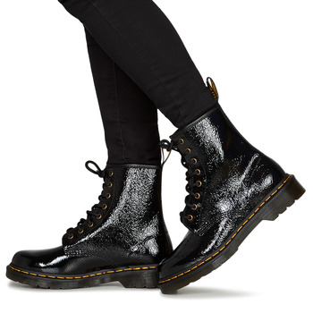 Dr. Martens 1460 Distressed Patent Crna