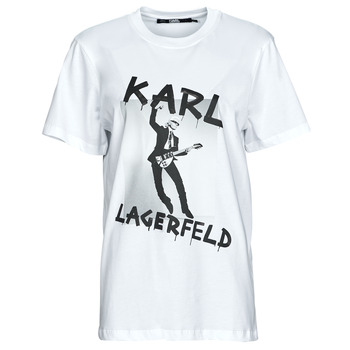 Odjeća Majice kratkih rukava Karl Lagerfeld KARL ARCHIVE OVERSIZED T-SHIRT Bijela
