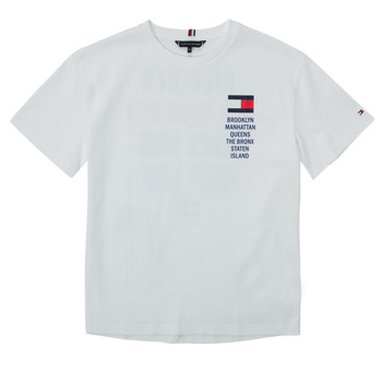 Odjeća Dječak
 Majice kratkih rukava Tommy Hilfiger KB0KB07599-YBR Bijela