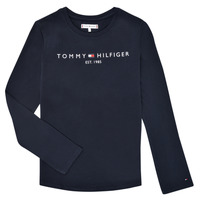 Odjeća Djevojčica Majice dugih rukava Tommy Hilfiger ESSENTIAL TEE L/S Plava