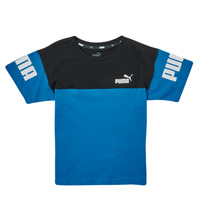Odjeća Dječak
 Majice kratkih rukava Puma PUMPA POWER COLORBLOCK TEE Blue / Crna