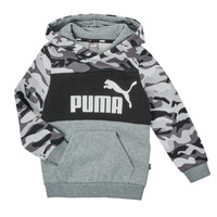 Odjeća Dječak
 Sportske majice Puma ESS CAMO HOODIE Siva