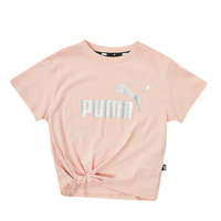 Odjeća Djevojčica Majice kratkih rukava Puma ESS KNOTTED TEE Ružičasta