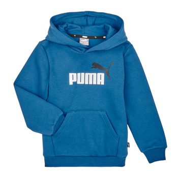 Odjeća Dječak
 Sportske majice Puma ESS 2 COL BIG LOGO HOODIE Blue