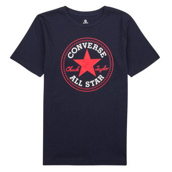 Odjeća Dječak
 Majice kratkih rukava Converse CORE CHUCK PATCH TEE Tamno plava