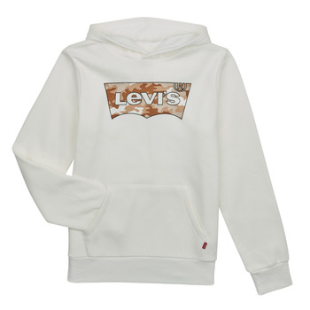 Odjeća Dječak
 Sportske majice Levi's BATWING PRINT HOODIE Bijela