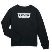 Odjeća Djevojčica Sportske majice Levi's LOGO CREW Crna
