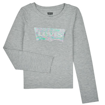 Odjeća Djevojčica Majice dugih rukava Levi's LS BATWING TOP Siva