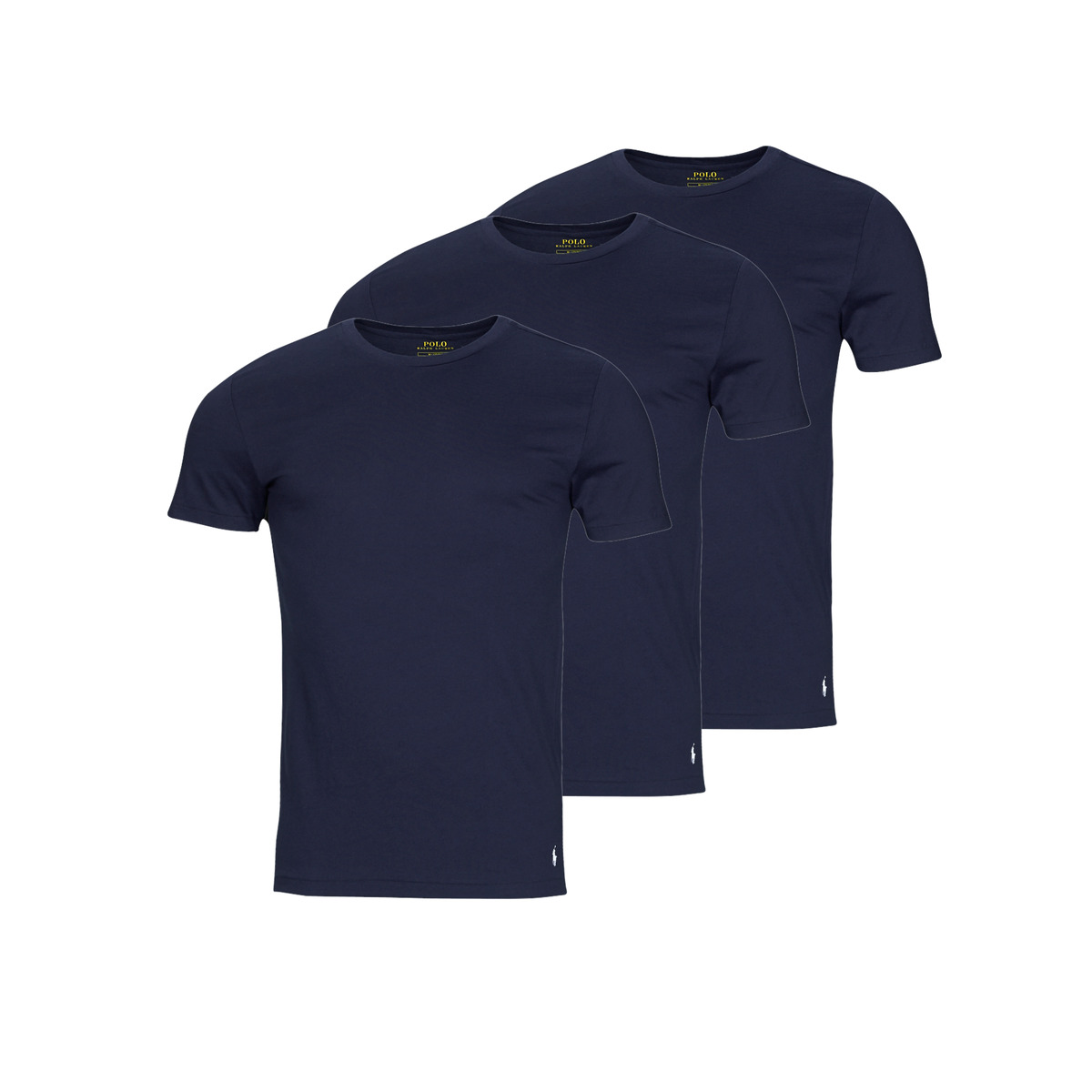 Odjeća Muškarci
 Majice kratkih rukava Polo Ralph Lauren CREW NECK X3 Plava