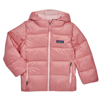 Odjeća Djevojčica Pernate jakne Patagonia HI-LOFT DOWN SWEATER HOODY Ružičasta