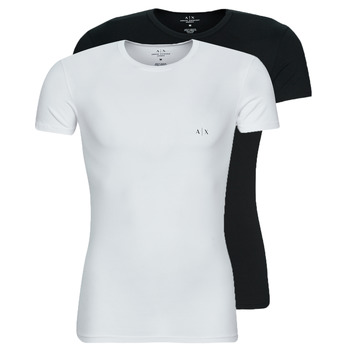 Odjeća Muškarci
 Majice kratkih rukava Armani Exchange 956005-CC282 Crna / Bijela