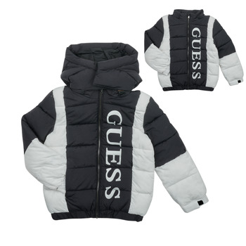 Odjeća Djeca Pernate jakne Guess H2BJ01-WF090-JBLK Crna / Bijela