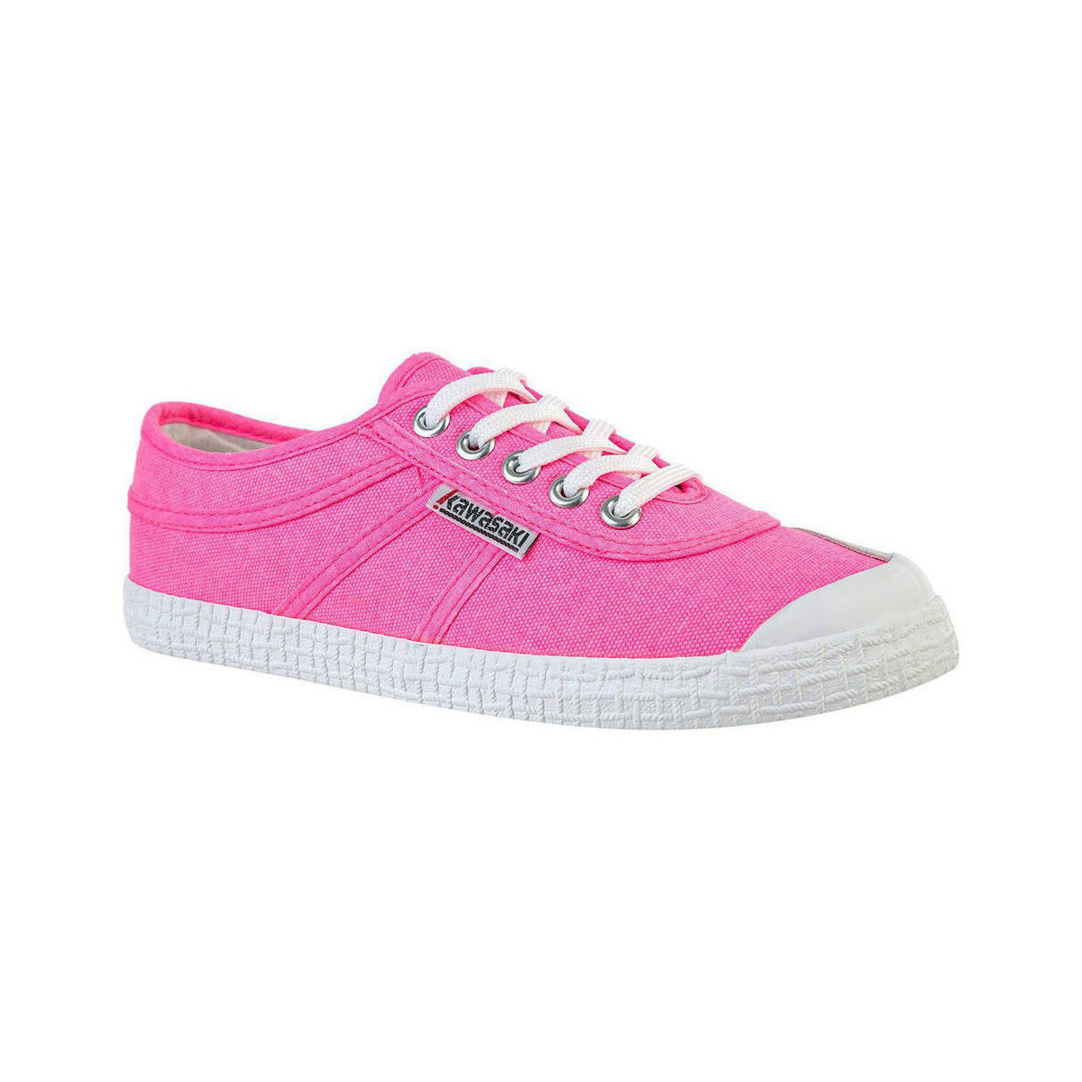 Obuća Žene
 Modne tenisice Kawasaki Original Neon Canvas Shoe K202428 4014 Knockout Pink Ružičasta