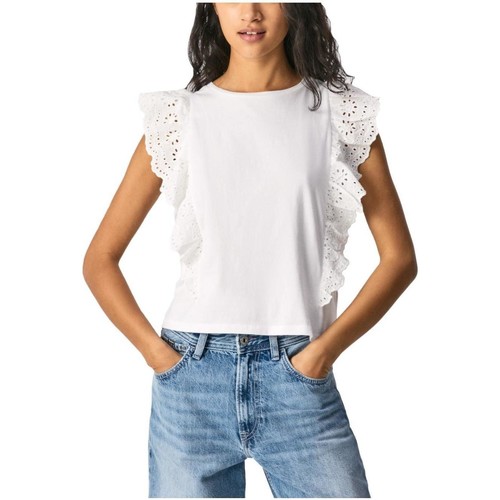 Odjeća Žene
 Majice kratkih rukava Pepe jeans  Bijela