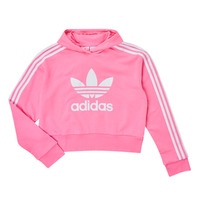 Odjeća Djevojčica Sportske majice adidas Originals CROPPED HOODIE Ružičasta