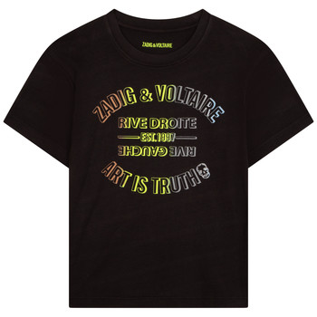 Odjeća Dječak
 Majice kratkih rukava Zadig & Voltaire X25332-09B Crna