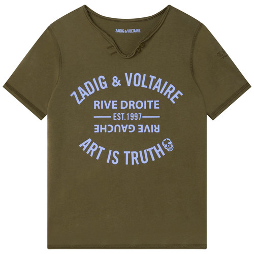Odjeća Dječak
 Majice kratkih rukava Zadig & Voltaire X25336-64E Kaki