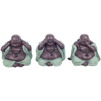 Dom Dekorativni predmeti  Signes Grimalt Slika Buddha Ne Vidi / Čuje / Govori 3 Jedinice Plava
