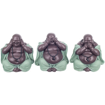 Dom Dekorativni predmeti  Signes Grimalt Slika Buddha Ne Vidi / Čuje / Govori 3 Jedinice Plava