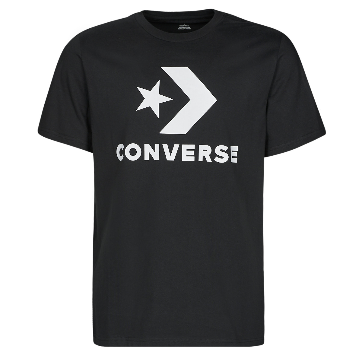 Odjeća Majice kratkih rukava Converse GO-TO STAR CHEVRON TEE Crna