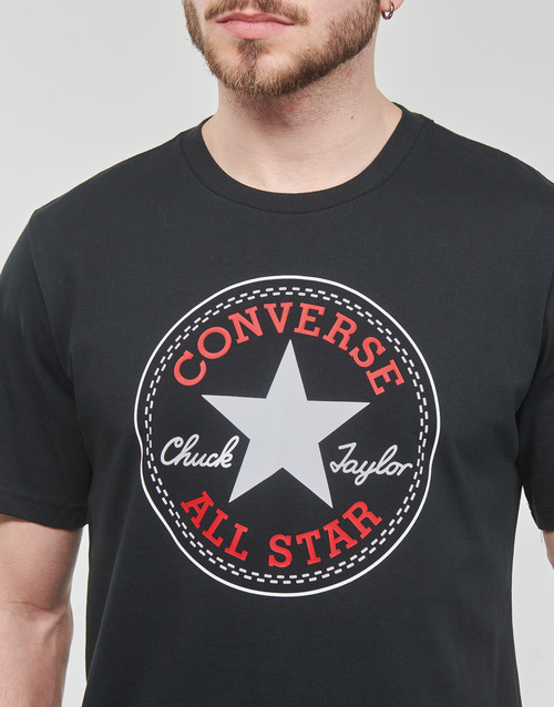 Converse GO-TO CHUCK TAYLOR CLASSIC PATCH TEE Crna