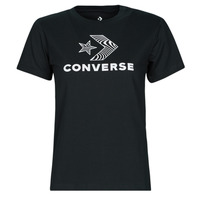 Odjeća Žene
 Majice kratkih rukava Converse STAR CHEVRON TEE Crna