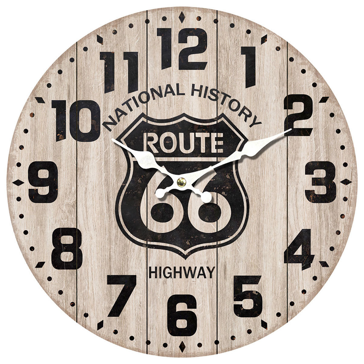 Dom Satovi Signes Grimalt Route Wall Clock 66 Smeđa