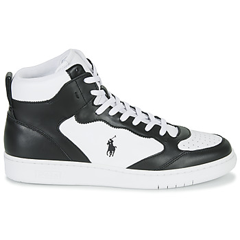 Polo Ralph Lauren POLO CRT HGH-SNEAKERS-LOW TOP LACE Crna / Bijela