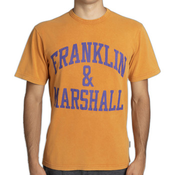 Odjeća Muškarci
 Majice kratkih rukava Franklin & Marshall T-shirt à manches courtes Narančasta